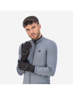 Rogelli rękawiczki zimowe essential czarne xl 2