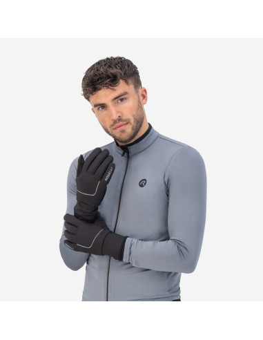 Rogelli rękawiczki zimowe essential czarne xl