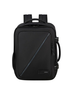 American tourister casual backpack ms plecak plecak turystyczny czarny przetworzony politereftalan etylenu (rpet)