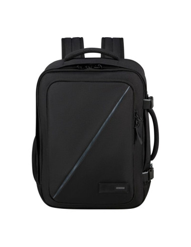 American tourister casual backpack ms plecak plecak turystyczny czarny przetworzony politereftalan etylenu (rpet)