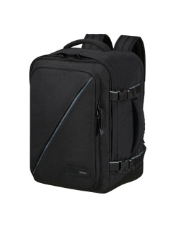 American tourister casual backpack ms plecak plecak turystyczny czarny przetworzony politereftalan etylenu (rpet) 2