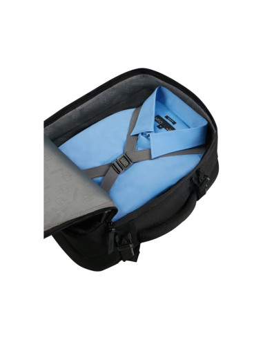 American tourister casual backpack ms plecak plecak turystyczny czarny przetworzony politereftalan etylenu (rpet)