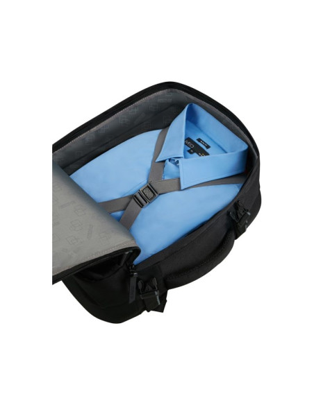 American tourister casual backpack ms plecak plecak turystyczny czarny przetworzony politereftalan etylenu (rpet)