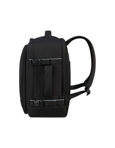 American tourister casual backpack ms plecak plecak turystyczny czarny przetworzony politereftalan etylenu (rpet)