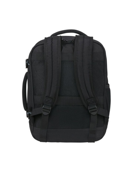 American tourister casual backpack ms plecak plecak turystyczny czarny przetworzony politereftalan etylenu (rpet)