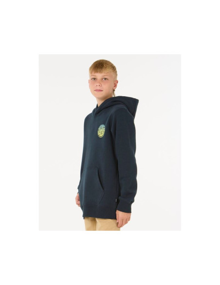 Bluza rip curl wetsuit icon hood-kid granatowy