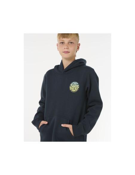 Bluza rip curl wetsuit icon hood-kid granatowy