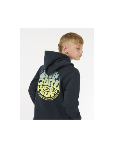 Bluza rip curl wetsuit icon hood-kid granatowy