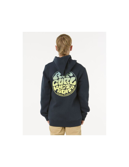 Bluza rip curl wetsuit icon hood-kid granatowy