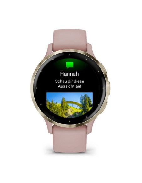 Zegarek garmin venu 3s 41mm golden rose