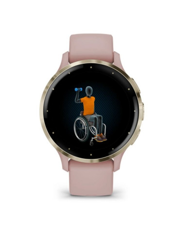 Zegarek garmin venu 3s 41mm golden rose
