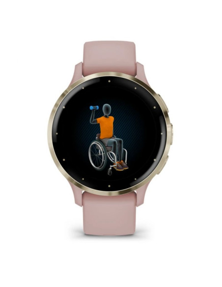 Zegarek garmin venu 3s 41mm golden rose