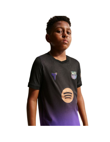 Koszulka dla dzieci nike fc barcelona 2026/27 match away czarno-fioletowa ii1852 505