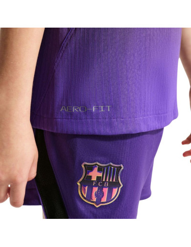 Koszulka dla dzieci nike fc barcelona 2026/27 match away czarno-fioletowa ii1852 505