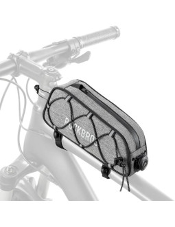 Torba rowerowa rockbros tl004 road to sky 0,7 l na ramę wodoodporna - szara