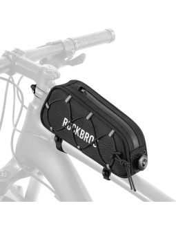 Torba rowerowa rockbros tl004 road to sky 0,7 l na ramę wodoodporna - czarna
