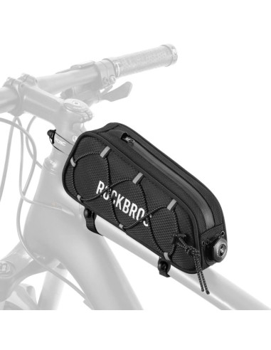Torba rowerowa rockbros tl004 road to sky 0,7 l na ramę wodoodporna - czarna