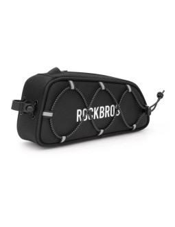 Torba rowerowa rockbros tl004 road to sky 0,7 l na ramę wodoodporna - czarna 2
