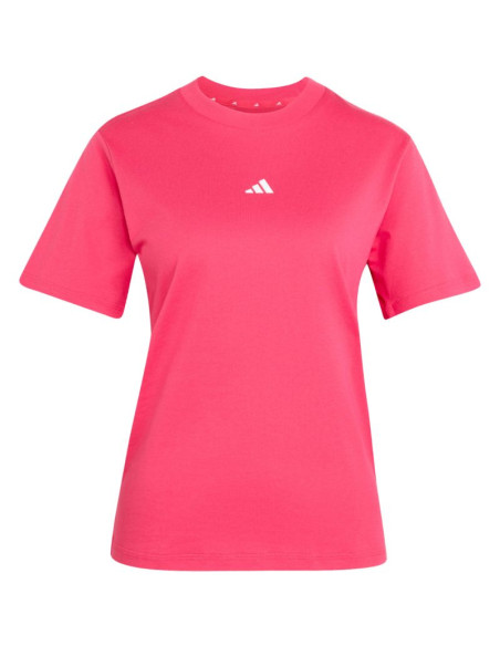 Koszulka damska adidas essentials small logo różowa kf8395