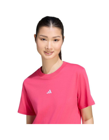 Koszulka damska adidas essentials small logo różowa kf8395