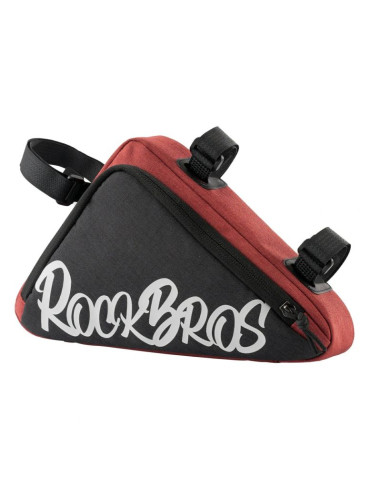 Torba rowerowa rockbros g002 flash journey na ramę trójkątna 1.4 l - czerwona