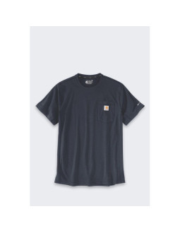 Koszulka carhartt force mid pocket navy