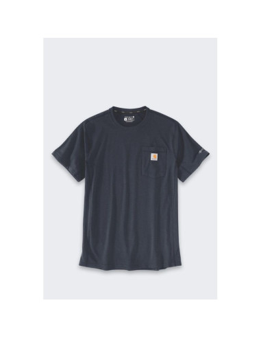 Koszulka carhartt force mid pocket navy