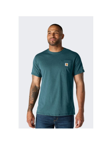 Koszulka carhartt force midweight ss pocket harbor