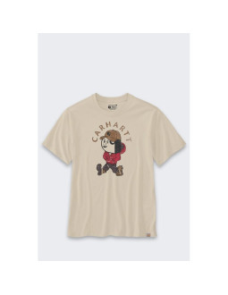 Koszulka carhartt light jac graphic oat milk