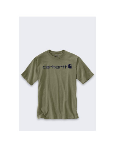 Koszulka carhartt dearborn relaxed logo dusty oliv