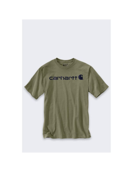 Koszulka carhartt dearborn relaxed logo dusty oliv