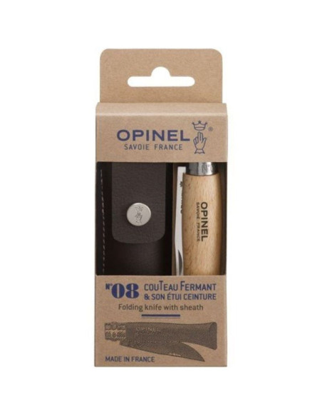 Opinel n°08 camper/scout drewno