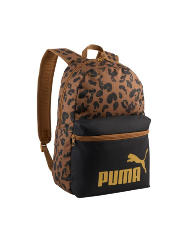Plecak puma phase aop brązowo-czarny / panterka 91169 16