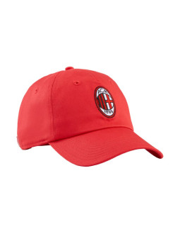 Czapka z daszkiem puma ac milan ess czerwona 27529 01