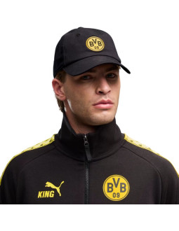 Czapka z daszkiem puma bvb ess czarna 27534 01