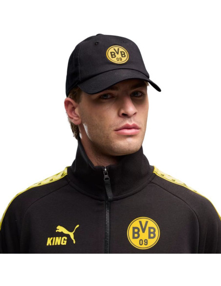 Czapka z daszkiem puma bvb ess czarna 27534 01