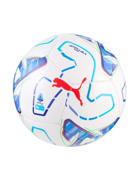 Piłka nożna puma stellar serie a mini biało-niebieska 85166 01