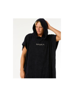 Ponczo rip curl brand hooded towel czarny