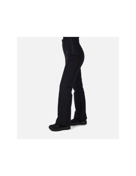 Spodnie narciarskie damskie rossignol w ski softshell pant czarne
