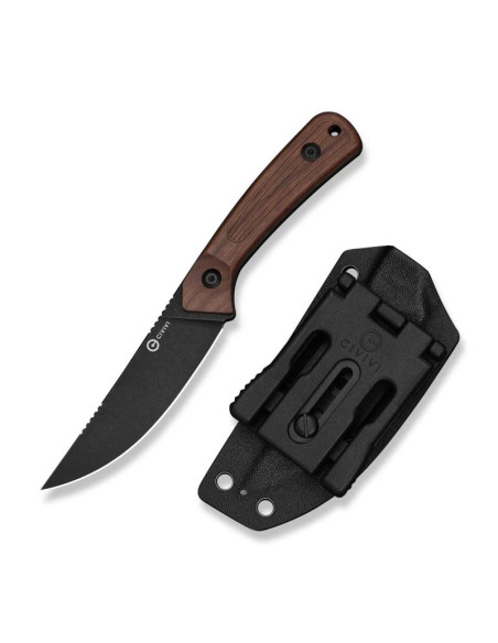 Nóż civivi carveth fixed aeb-l guibourtia