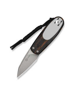 Nóż civivi purr nitro-v orange black & white g10