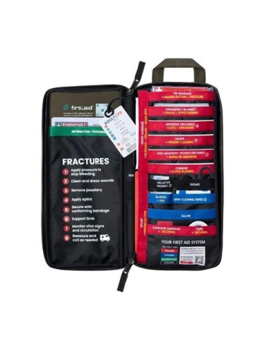 Apteczka survival slimline first aid kit - red