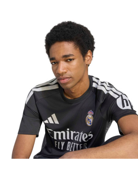 Koszulka męska adidas real madrid 26/27 home goalkeeper jersey czarna kc3988
