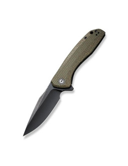 Nóż civivi baklash 9cr18mov green micarta coarse