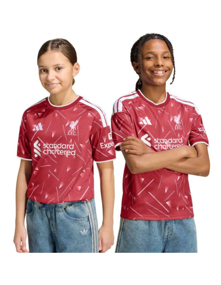 Koszulka dla dzieci adidas liverpool fc 26/27 home jersey czerwona kb8255
