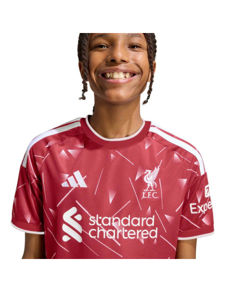 Koszulka dla dzieci adidas liverpool fc 26/27 home jersey czerwona kb8255