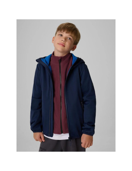 Kurtka softshell wiatroodporna membrana 5000 chłopięca 4f 4fjraw26tsofm0741-31s