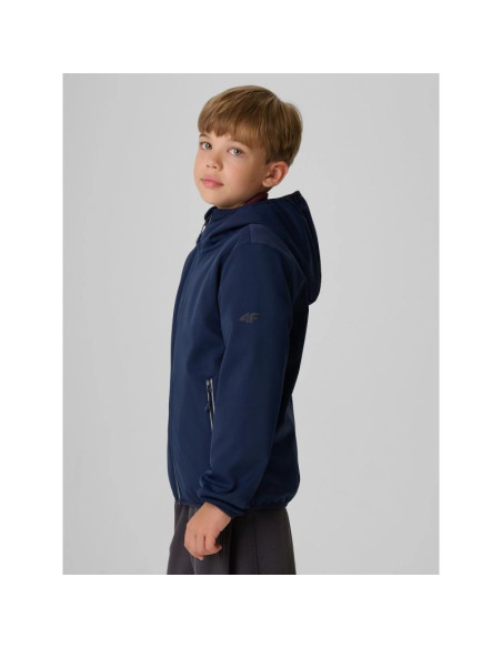 Kurtka softshell wiatroodporna membrana 5000 chłopięca 4f 4fjraw26tsofm0741-31s