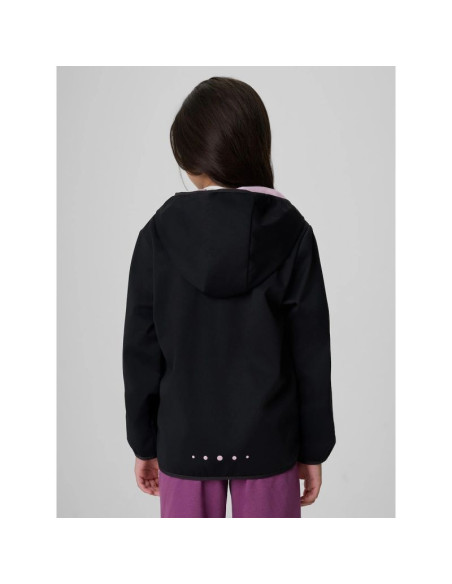 Kurtka softshell wiatroodporna membrana 5000 dziewczęc 4f 4fjraw26tsoff0738-20s