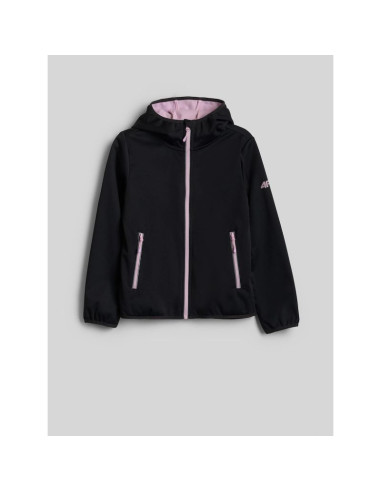 Kurtka softshell wiatroodporna membrana 5000 dziewczęc 4f 4fjraw26tsoff0738-20s